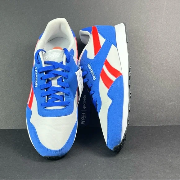 New Reebok Royal Ultra Blue / Red Sneakers - Picture 2 of 13